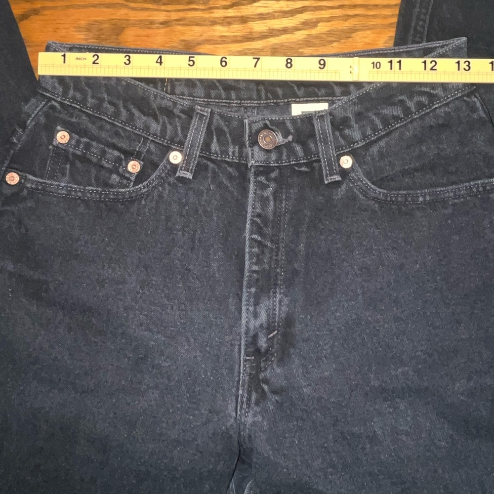 Levi’s 512 Slim Fit 8 Reg Straight Leg Vintage Black Denim Cowgirl Western - Picture 8 of 8